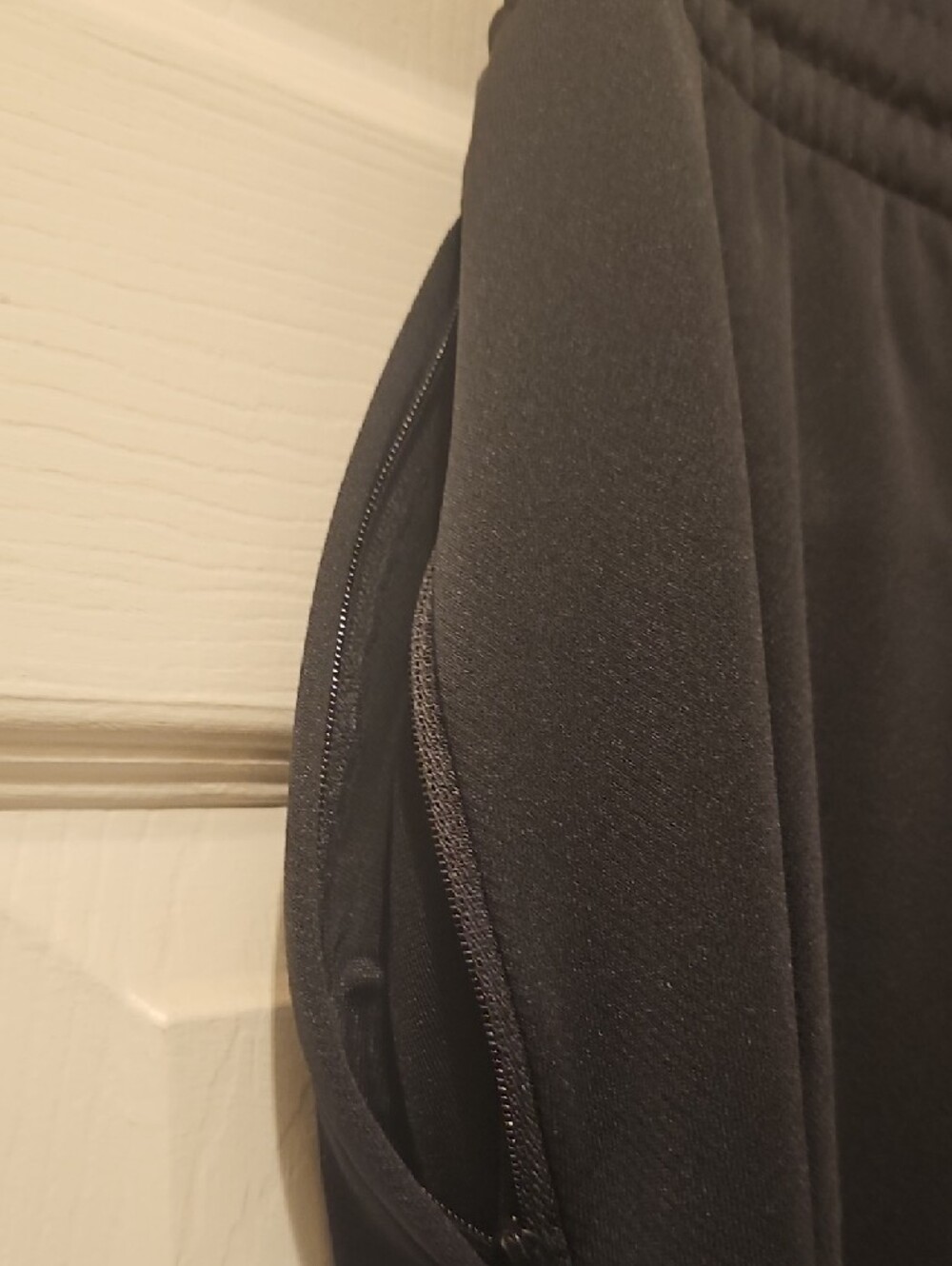 adidas Black Track Pants with White Logo Accent - Picture 5 of 6